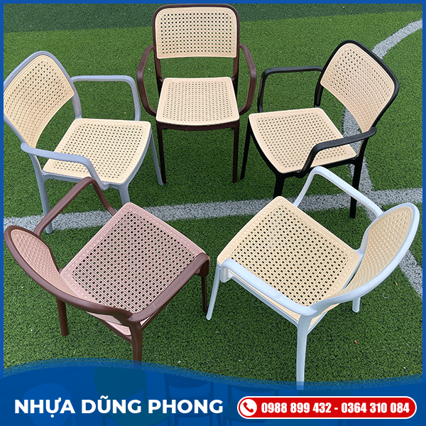 Ghế giả mây có tay	